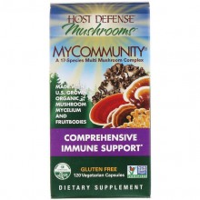 Натуральна добавка для імунітету Fungi Perfecti MyCommunity, Comprehensive Immune Support 120 Veg Caps FPI-03813