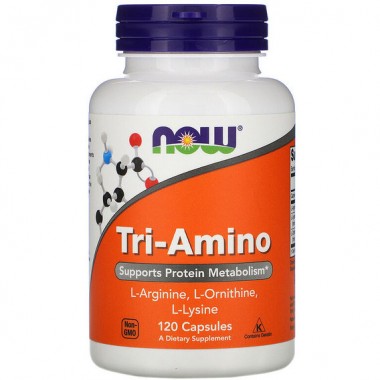 Амінокомплекс NOW Foods Tri-Amino 120 Caps NOW-00152