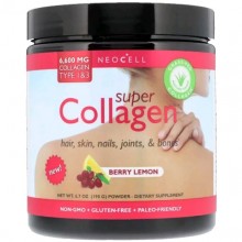 Колаген Neocell Super Collagen, 6.7 oz 190 g /25 servings/ Berry Lemon M12990