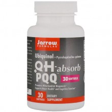 Антиоксидант Jarrow Formulas Ubiquinol QH-Absorb + PQQ 30 Softgels JRW06027