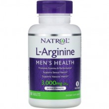 Аргінін Natrol L-Arginine 3000 mg 90 Tabs NTL-05234