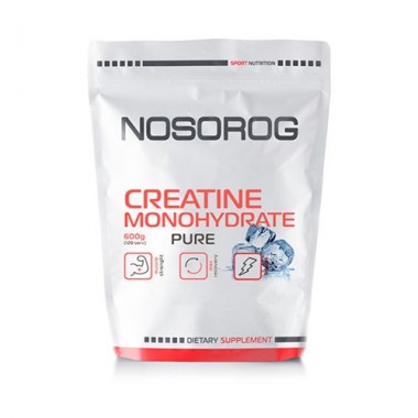 Креатин моногідрат Nosorog Nutrition Creatine Monohydrate 600 g /120 servings/ Unflavored