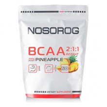 Аминокислота BCAA для спорта Nosorog Nutrition BCAA 2:1:1 200 g /36 servings/ Pineapple