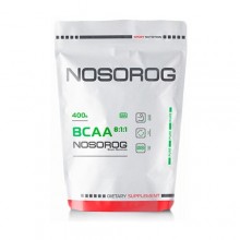 Аминокислота BCAA для спорта Nosorog Nutrition BCAA 8:1:1 400 g /80 servings/ Pure