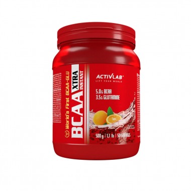 Амінокислота BCAA для спорту Activlab BCAA Xtra Instant 500 g /50 servings/ Orange