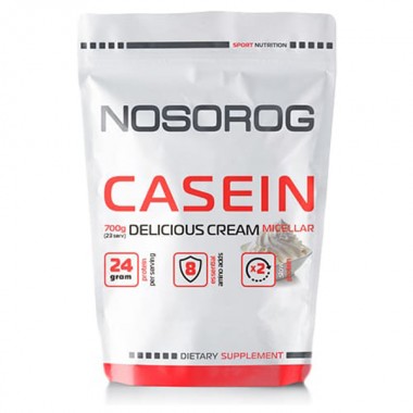 Протеїн Nosorog Nutrition Casein 700 g /23 servings/ Delicious Cream