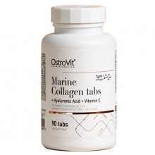 Хондропротектор (для спорта) OstroVit Marine Collagen + Hyaluronic Acid + Vitamin C 90 Tabs Хондропротектор (для спорта) OstroVit Marine Collagen + Hyaluronic Acid + Vitamin C 90 Tabs