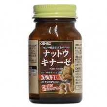 Комплекс для профилактики давления и кровообращения Orihiro Nattokinase 2000 FU 350 mg 60 Caps Комплекс для профилактики давления и кровообращения Orihiro Nattokinase 2000 FU 350 mg 60 Caps