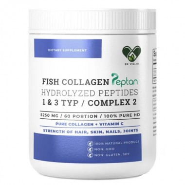 Коллаген En`vie Lab Fish Collagen Complex 2 (1&3 TYPE) 316 g /60 servings/ Pure