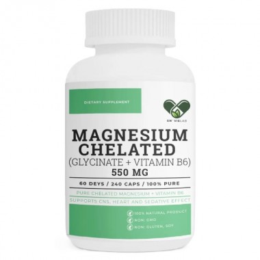 Микроэлемент Магний En`vie Lab Magnezium + B6 2250 mg 240 Caps