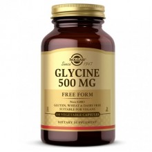 Глицин Solgar Glycine 500 mg 100 Veg Caps
