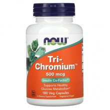 Микроэлемент Хром NOW Foods Tri-Chromium 500 mcg 180 Veg Caps Микроэлемент Хром NOW Foods Tri-Chromium 500 mcg 180 Veg Caps