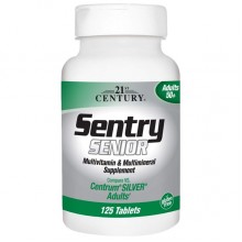 Витаминно-минеральный комплекс для мужчин 21st Century Sentry Senior, Multivitamin & Multimineral Adults 50+ 125 Tabs