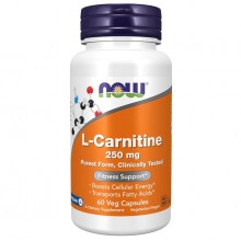 Карнитин NOW Foods L-Carnitine 250 mg 60 Caps Карнитин NOW Foods L-Carnitine 250 mg 60 Caps