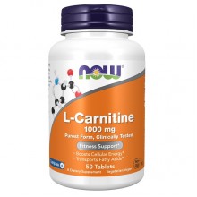 Карнитин NOW Foods L-Carnitine 1000 mg 50 Tabs Карнитин NOW Foods L-Carnitine 1000 mg 50 Tabs