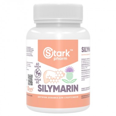 Антиоксиданты для спорта Stark Pharm Silymarin 500 mg 60 Caps