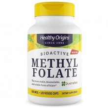 Фолиевая кислота Healthy Origins Methyl Folate 800 mcg 120 Veg Caps