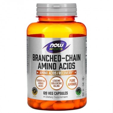Аминокислота BCAA NOW Foods Branched Chain Amino Acids 120 Caps Аминокислота BCAA NOW Foods Branched Chain Amino Acids 120 Caps