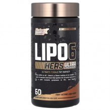 Комплексный жиросжигатель Nutrex Lipo-6 Black Hers Ultra Concentrate 60 Caps
