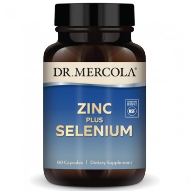 Микроэлемент Цинк Dr. Mercola Zinc Plus Selenium 90 Caps