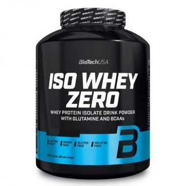 Протеин BioTechUSA Iso Whey Zero 2270 g /90 servings/ Black Sponge Cake