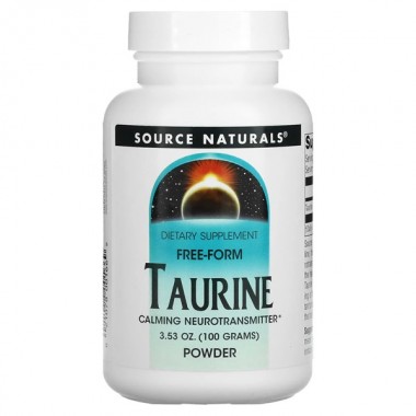 Таурин Source Naturals Taurine Powder , 3.53 oz 100 g /148 servings/