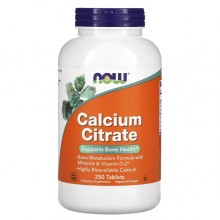 Микроэлемент Кальций NOW Foods Calcium Citrate 250 Tabs Микроэлемент Кальций NOW Foods Calcium Citrate 250 Tabs