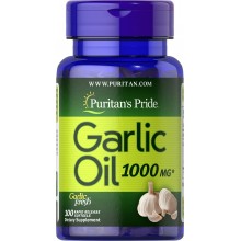 Чеснок Puritan's Pride Garlic Oil 1000 mg 100 Softgels
