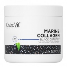 Хондропротектор (для спорта) OstroVit Marine Collagen 200 g /74 servings/ Black Currant