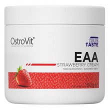Аминокомплекс для спорта OstroVit EAA 200 g /20 servings/ Strawberry Аминокомплекс для спорта OstroVit EAA 200 g /20 servings/ Strawberry