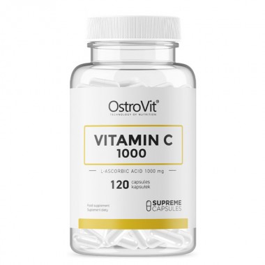 Витамин C для спорта OstroVit Vitamin C 1000 mg 120 Caps
