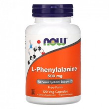 Фенилаланин NOW Foods L-Phenylalanine 500 mg 120 Veg Caps