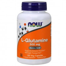 Глютамин NOW Foods L-Glutamine 500 mg 120 Veg Caps