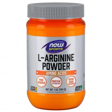Аргинин NOW Foods L-Arginine Powder 454 g /75 servings/ Pure