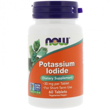 Микроэлемент Йод NOW Foods Potassium Iodide 60 Tabs
