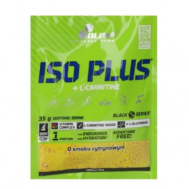 Изотоник Olimp Nutrition Iso Plus+ L-Carnitine sachet 35 g Lemon
