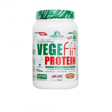 Протеин Amix Nutrition GreenDay Vege-Fiit Protein 720 g /24 servings/ Peanut Choco Caramel