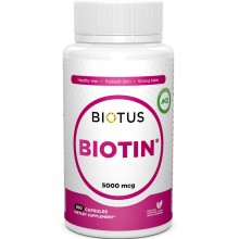 Биотин Biotus Biotin 5000 mcg 100 Caps BIO-530319 Биотин Biotus Biotin 5000 mcg 100 Caps BIO-530319