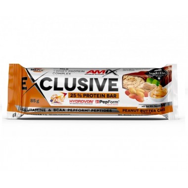 Протеиновый батончик Amix Nutrition Exclusive Protein Bar 85 g Peanut Butter Cake Протеиновый батончик Amix Nutrition Exclusive Protein Bar 85 g Peanut Butter Cake