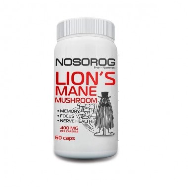 Комплекс для профилактики работы головного мозга Nosorog Nutrition Lion's Mane 60 Caps