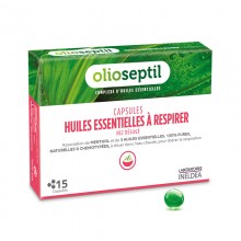 Комплекс для профилактики дыхательной системы OLIOSEPTIL HUILES ESSENTIELLES A RESPIRER 15 Caps Комплекс для профилактики дыхательной системы OLIOSEPTIL HUILES ESSENTIELLES A RESPIRER 15 Caps