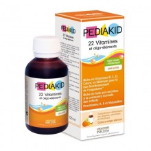 Смесь экстрактов Pediakid 22 Vitamins and minerals 250 ml /50 servings/ Orange Apricot Смесь экстрактов Pediakid 22 Vitamins and minerals 250 ml /50 servings/ Orange Apricot