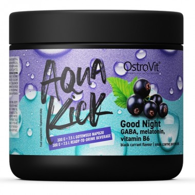 Комплекс для сна OstroVit Aqua Kick Good Night 300 g /30 servings/ Black Currant