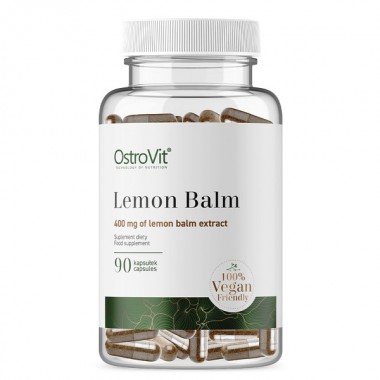 Натуральная добавка для спорта OstroVit Lemon Balm Vege 90 Caps