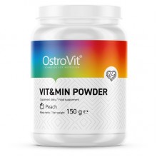 Витаминно-минеральный комплекс для спорта OstroVit Vit&Min Powder 150 g /30 servings/ Peach Витаминно-минеральный комплекс для спорта OstroVit Vit&Min Powder 150 g /30 servings/ Peach