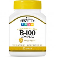 В комплекс 21st Century B-100 Complex, Prolonged Release 60 Tabs