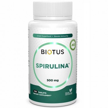 Спирулина Biotus Spirulina 500 mg 100 Tabs BIO-531057
