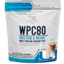 Протеин Bodyperson Labs WPC80 900 g /30 servings/ Ice Coffe