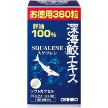 Масло из печени акули Orihiro Squalene 300 mg 360 Caps