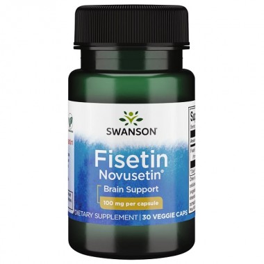 Комплекс для профилактики работы головного мозга Swanson Fisetin Novusetin 100 mg 30 Caps